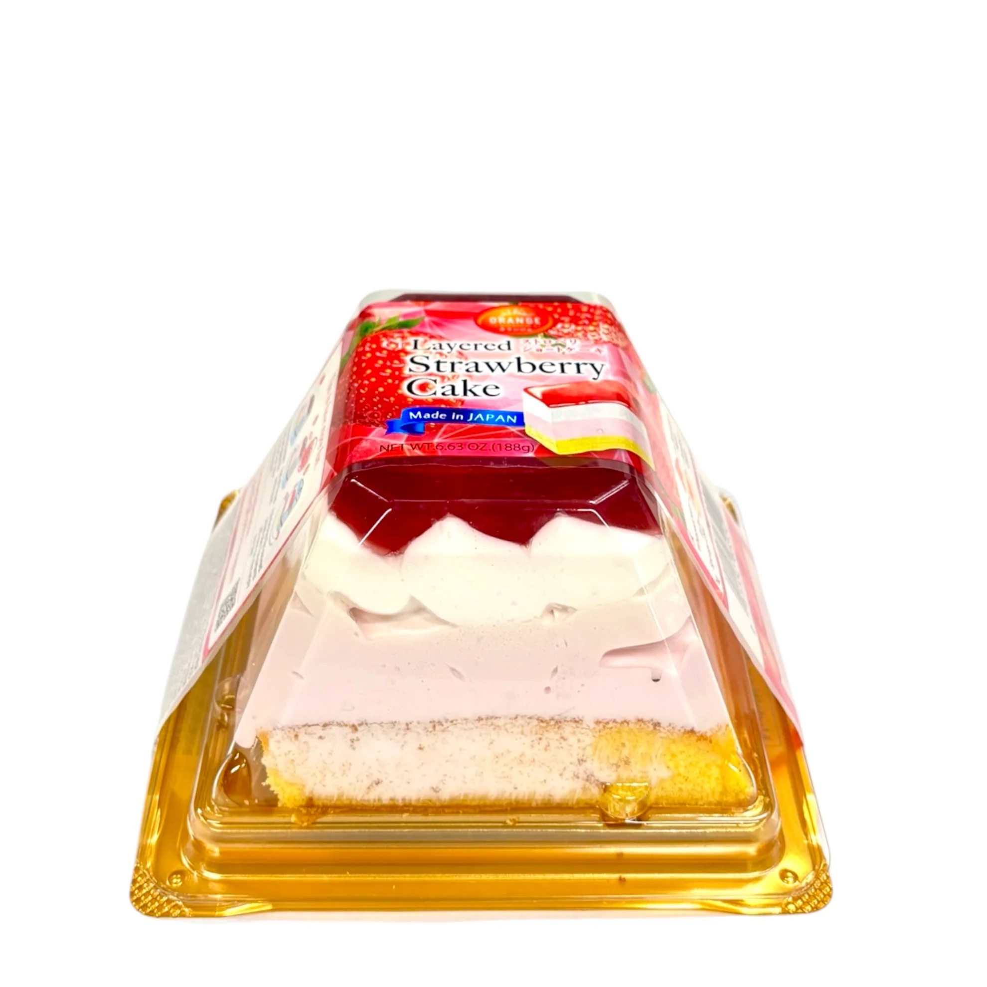 Orange Layered Strawberry Cake 6.63Oz