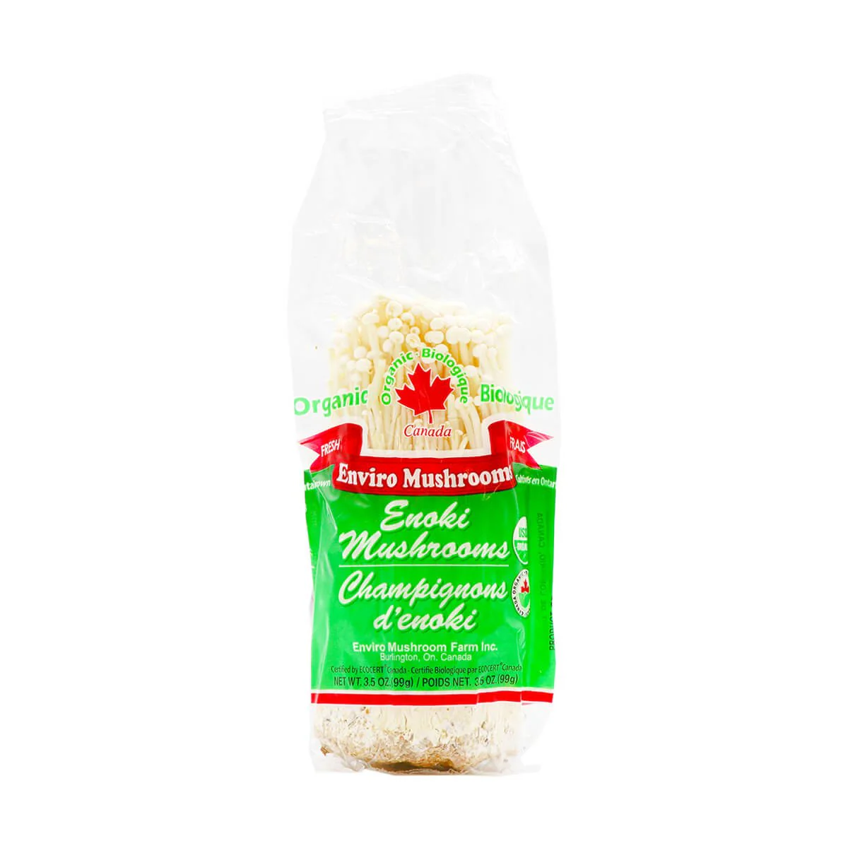 Organic Enoki Mushrooms 3.5oz