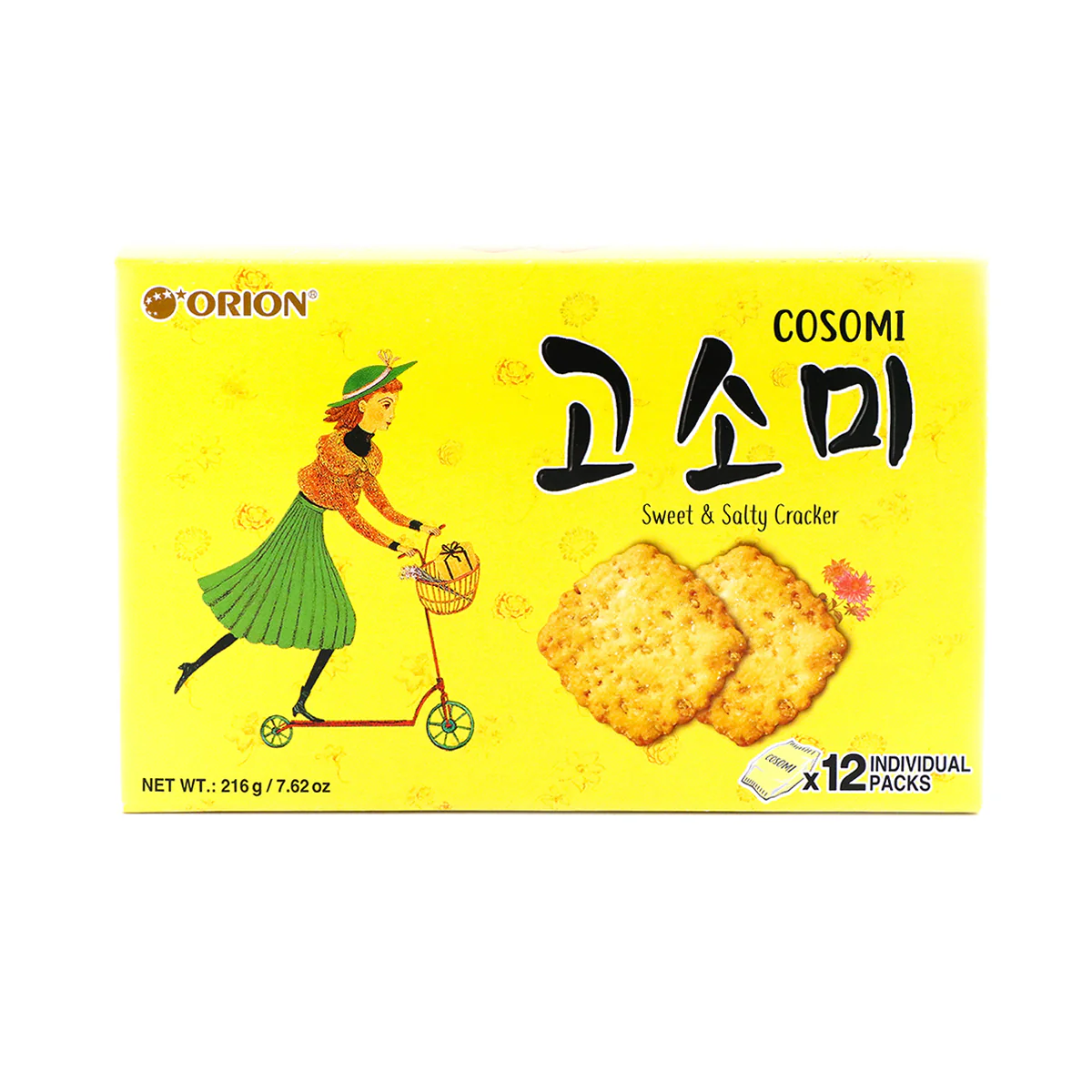 Orion Cosomi Sweet & Salty Cracker 12 Packs 216g