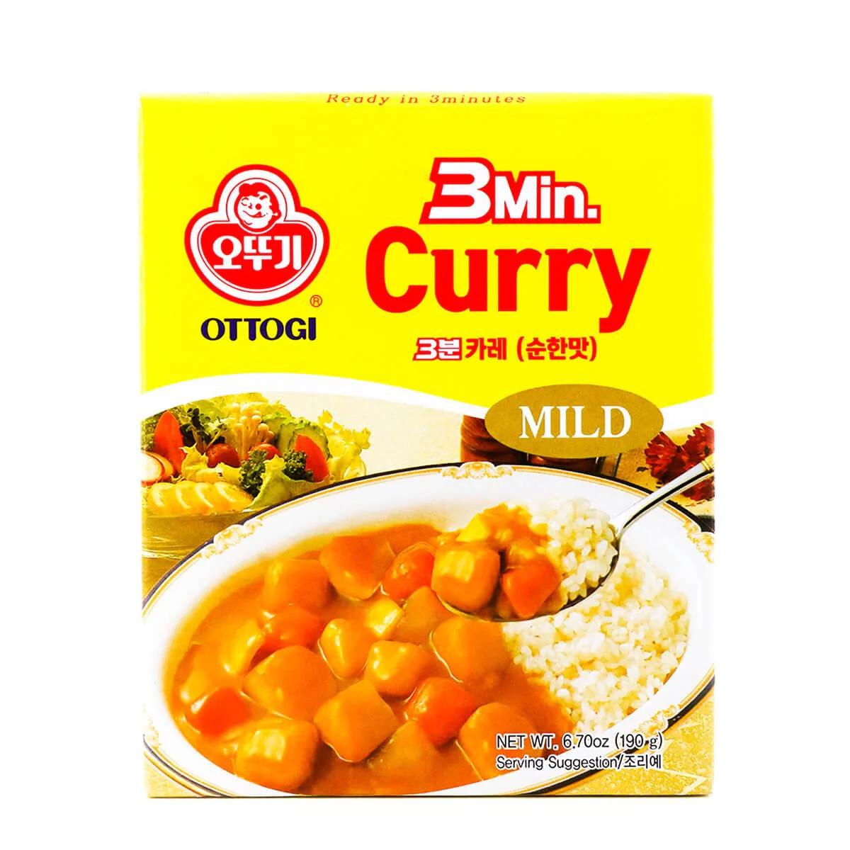 Ottogi 3Min. Curry Mild 190g