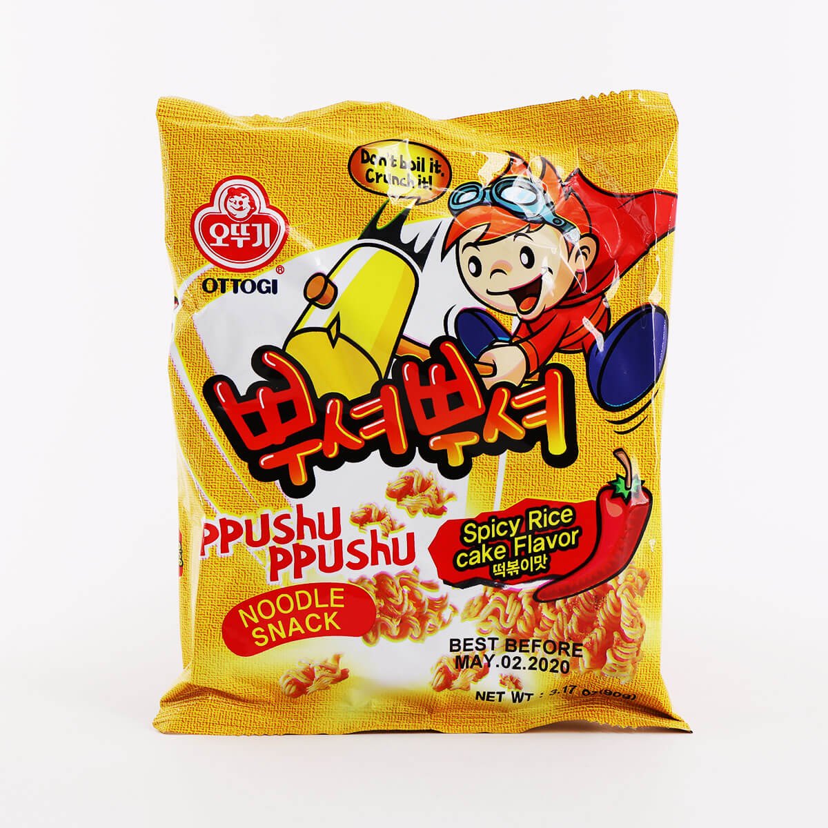 Ottogi Ppushu Ppushu Spicy Rice Cake 90g