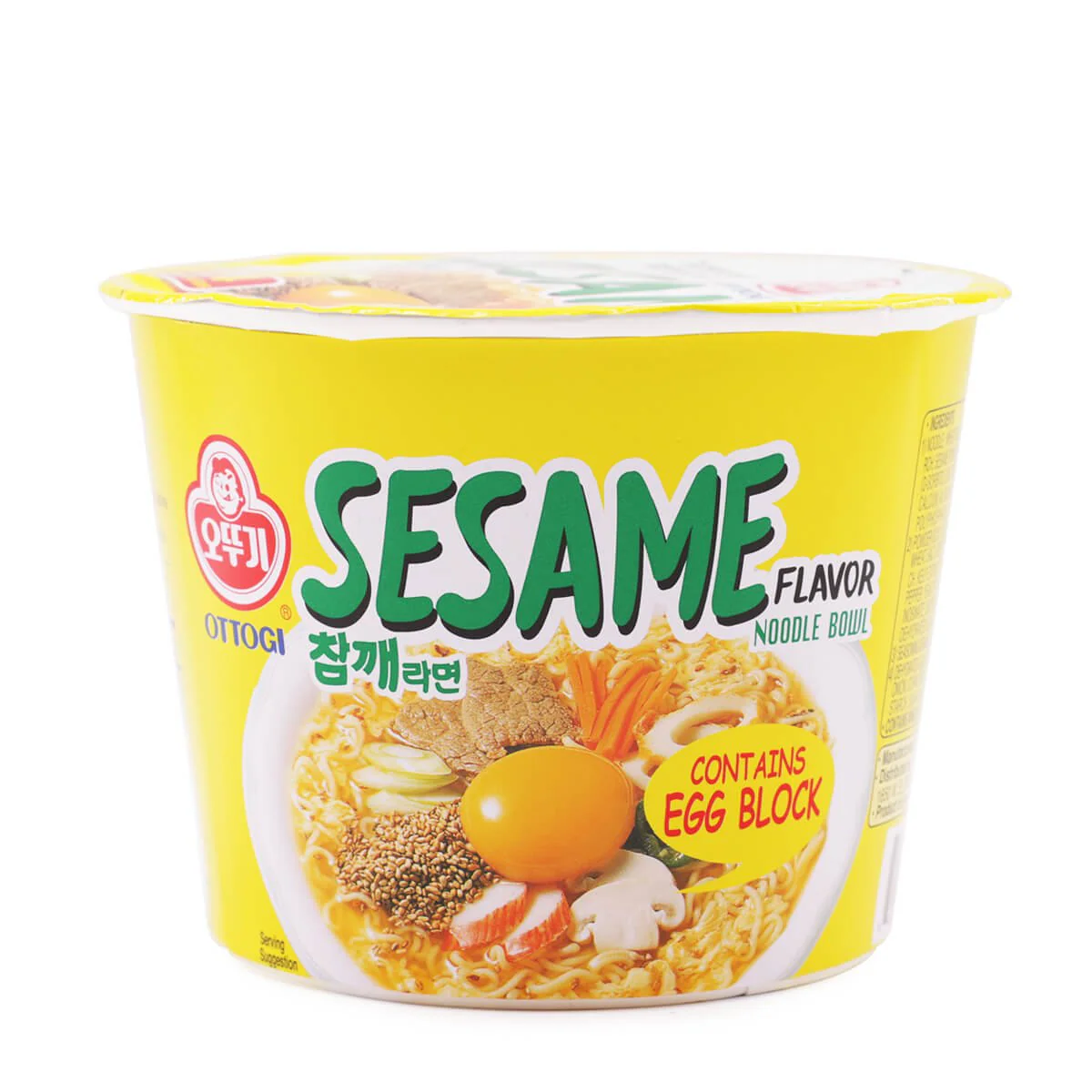 Ottogi Sesame Flavor Noodle Bowl 110g