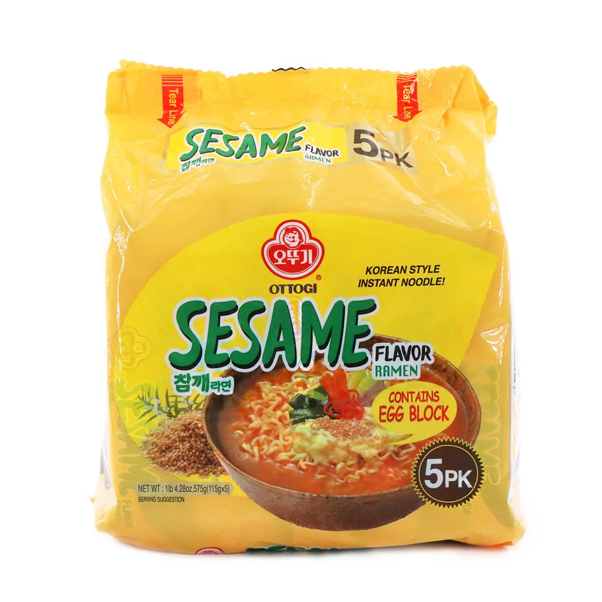 Ottogi Sesame Flavor Ramen Family Pack 575g