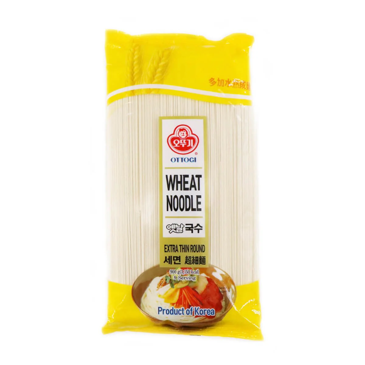 Ottogi Wheat Extra Thin Round Noodle 900g