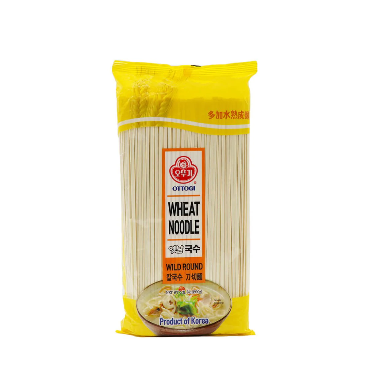 Ottogi Wheat Noodle Wild Round 900g