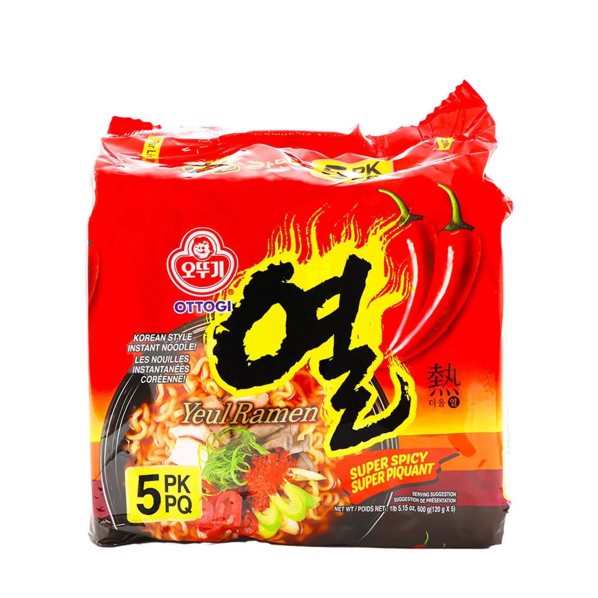 Ottogi Yeul Noodle Ramen 120g x 5Pk