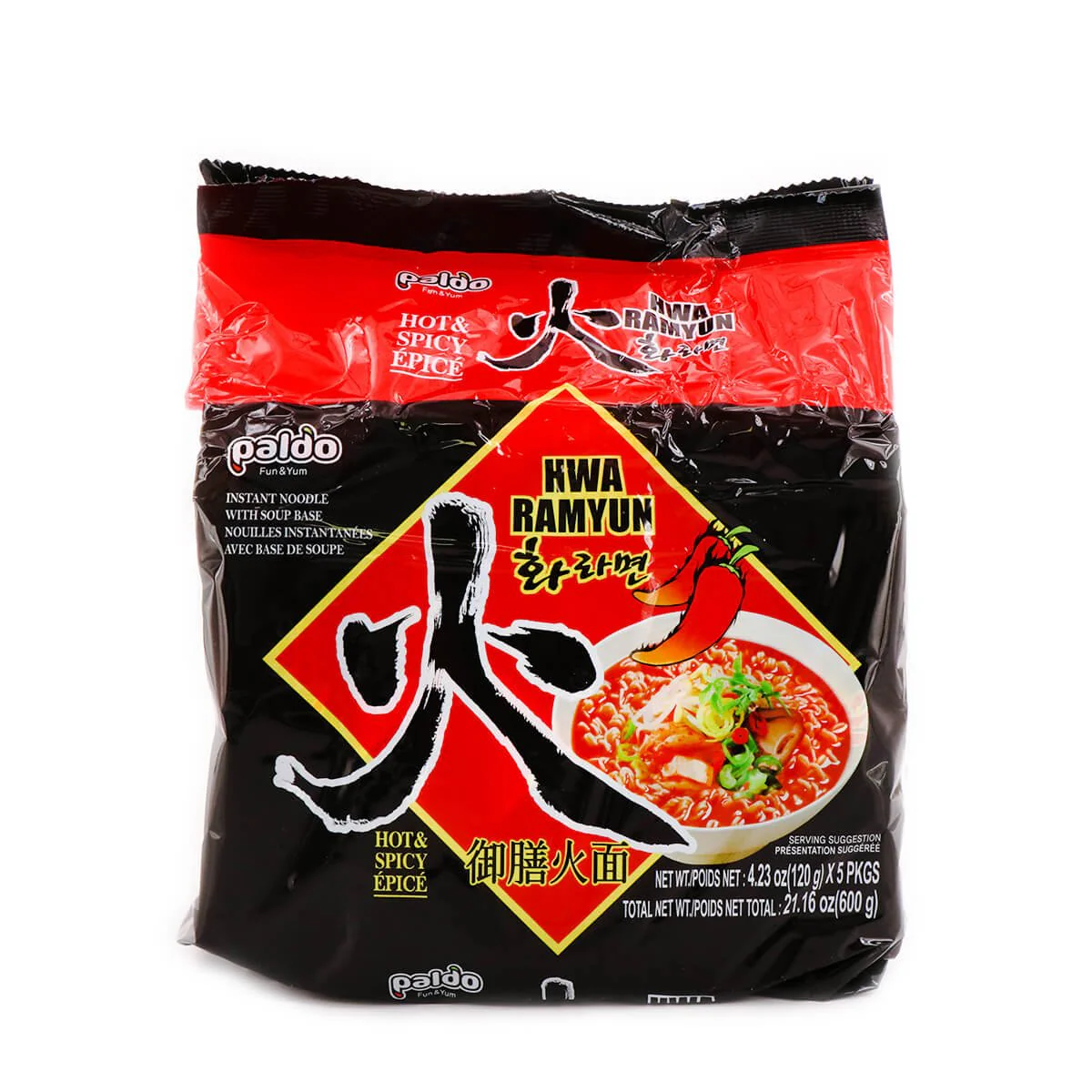 Paldo Hot & Spicy Hwa Ramyun 600g