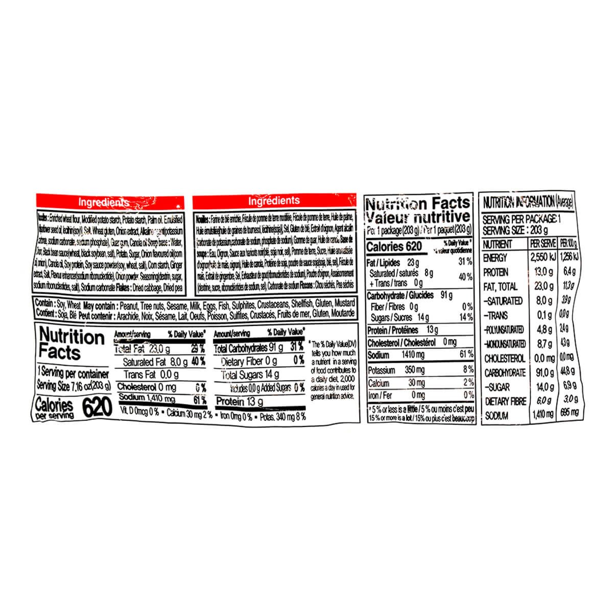 Paldo Jjajangmen Instant Noodles with Black Bean Sauce 7.16oz - Image 2