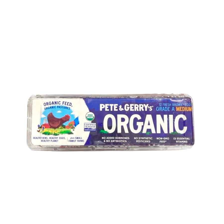 Pete Gerrys Org Md Brown 12 Eggs
