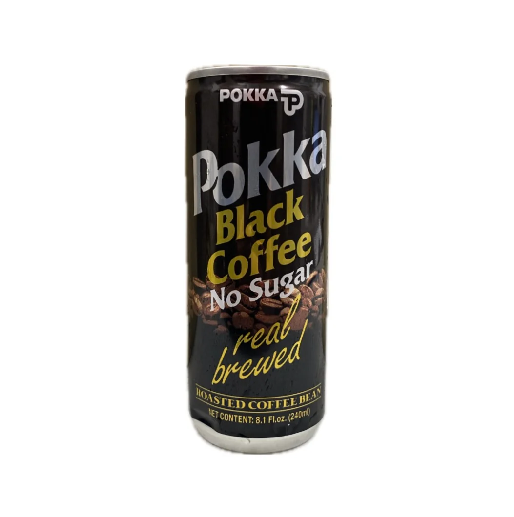Pokka Black Coffee No Sugar 8.1oz