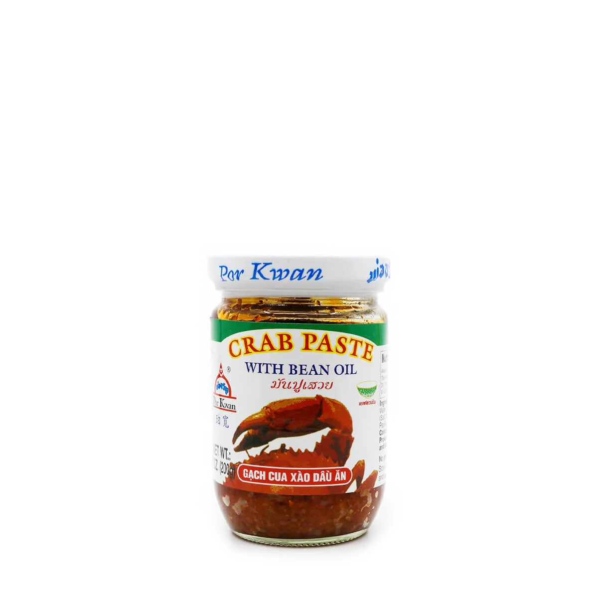 Por Kwan Crab Paste with Bean Oil 7oz