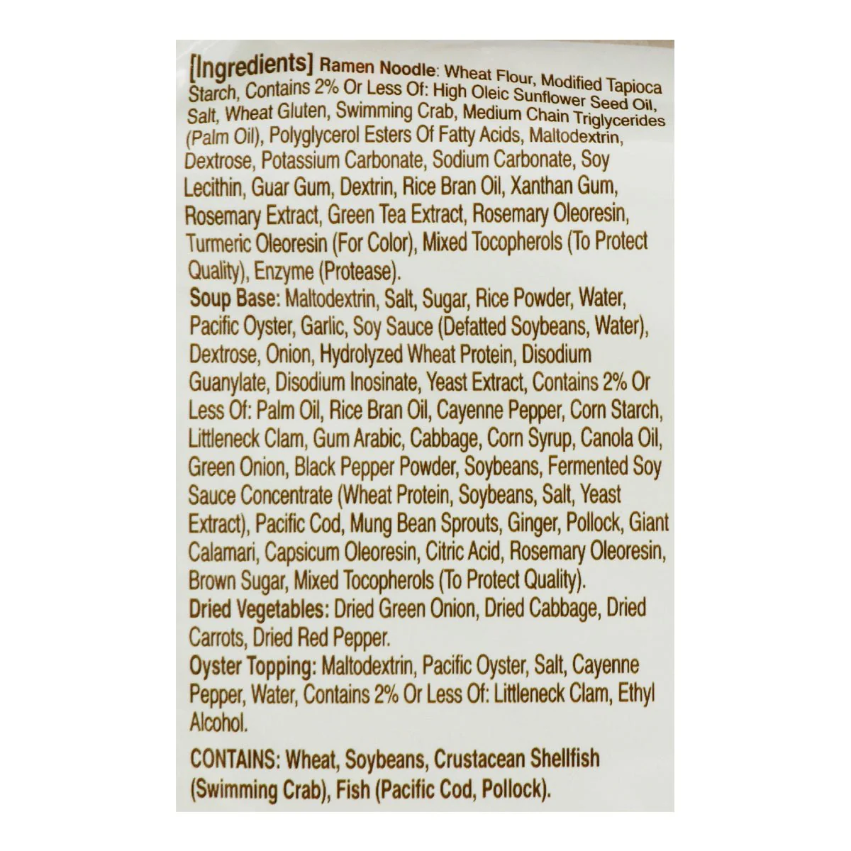 Pulmuone Oyster Jjampong Ramen 394g - Image 3