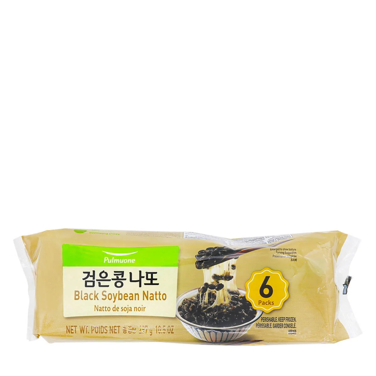 Pulmuone Black Soybean Natto 6 Packs, 10.5oz