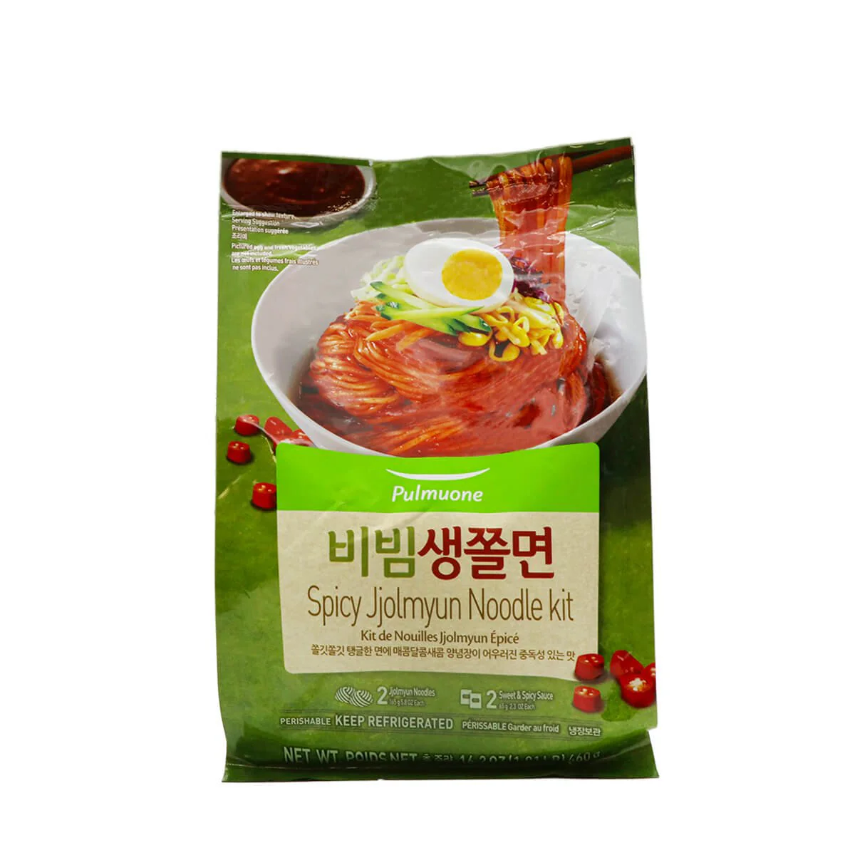 Pulmuone Spicy Jjolmyun Noodle Kit 16.2oz