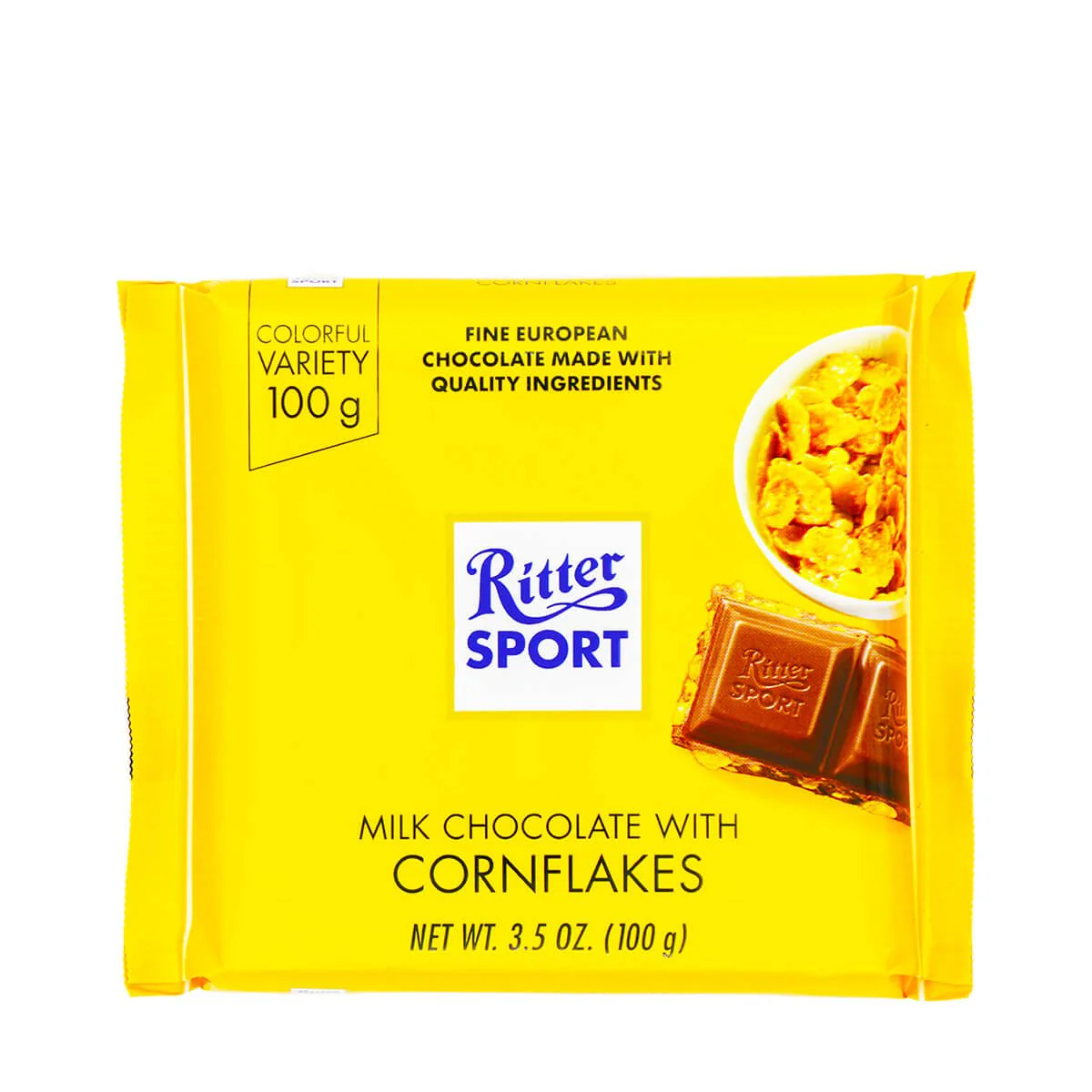 Ritter Sport Milk Chocolate with Cornflakes 3.5oz