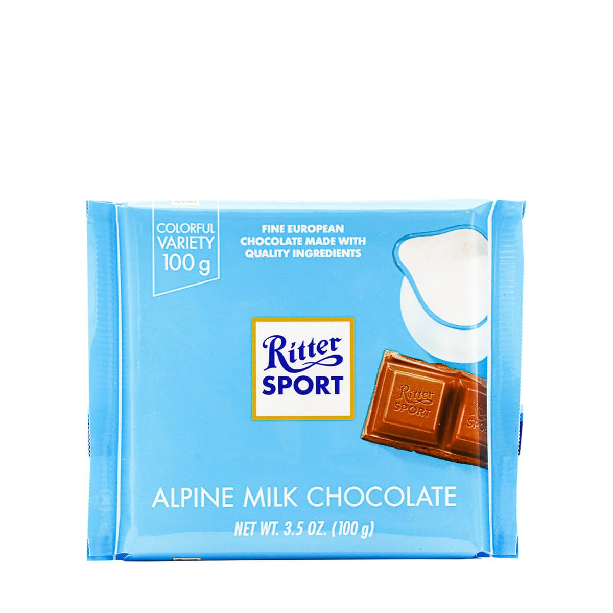 Ritter Sport Alpine Milk Chocolate 3.5oz