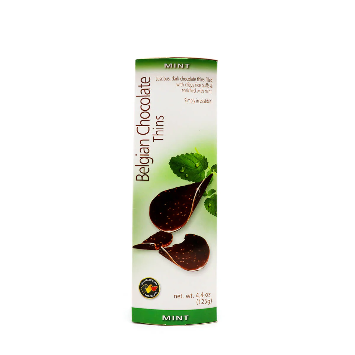 Royal Chocolates Belgian Chocolate Thins Mint Flavor 4.4oz