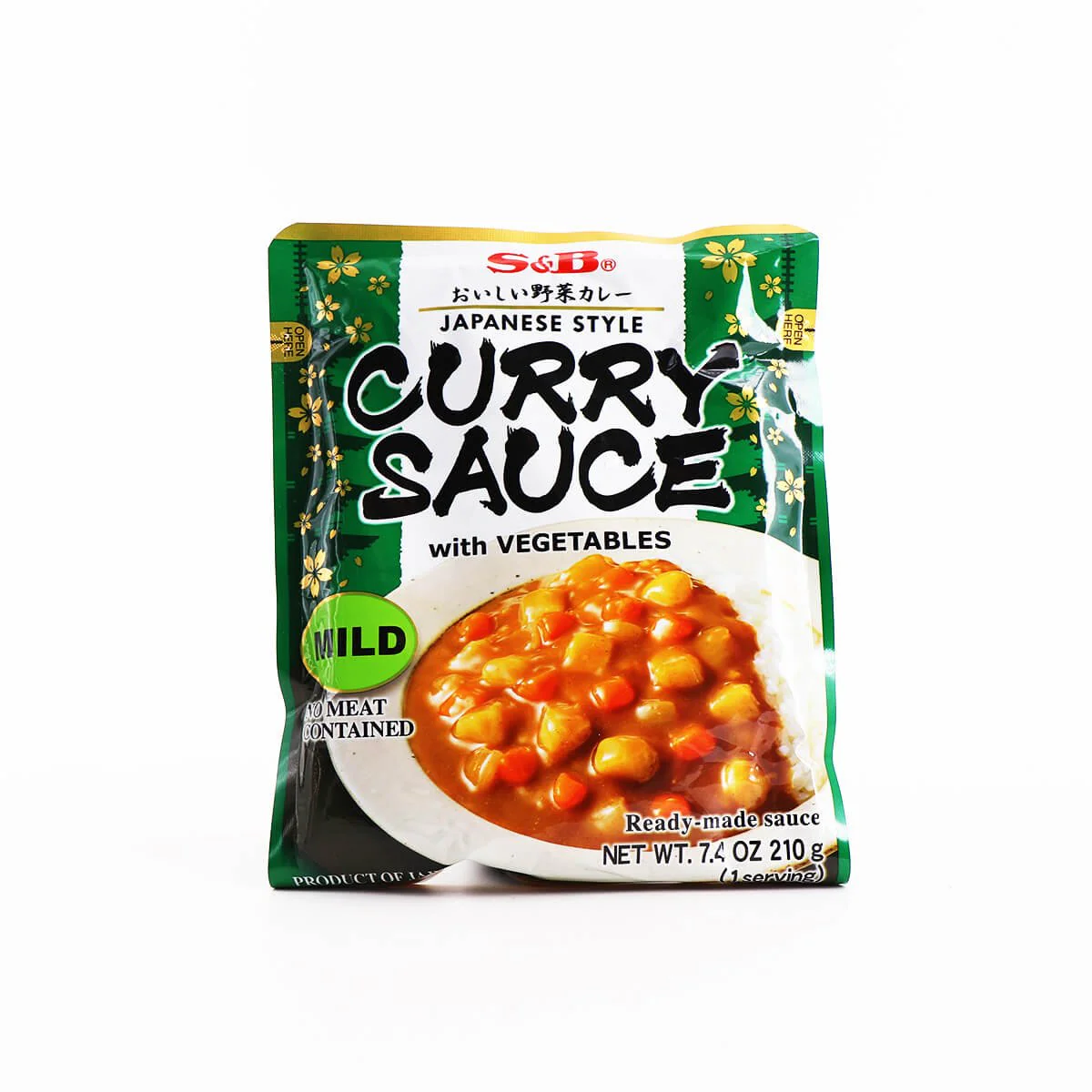 S&B Curry Sauce with Vegetables Mild 7.4oz
