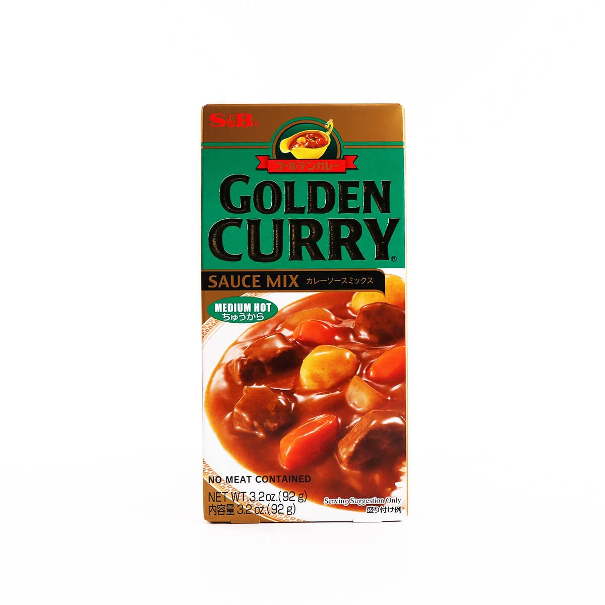 S&B Golden Curry Medium Hot 3.2oz