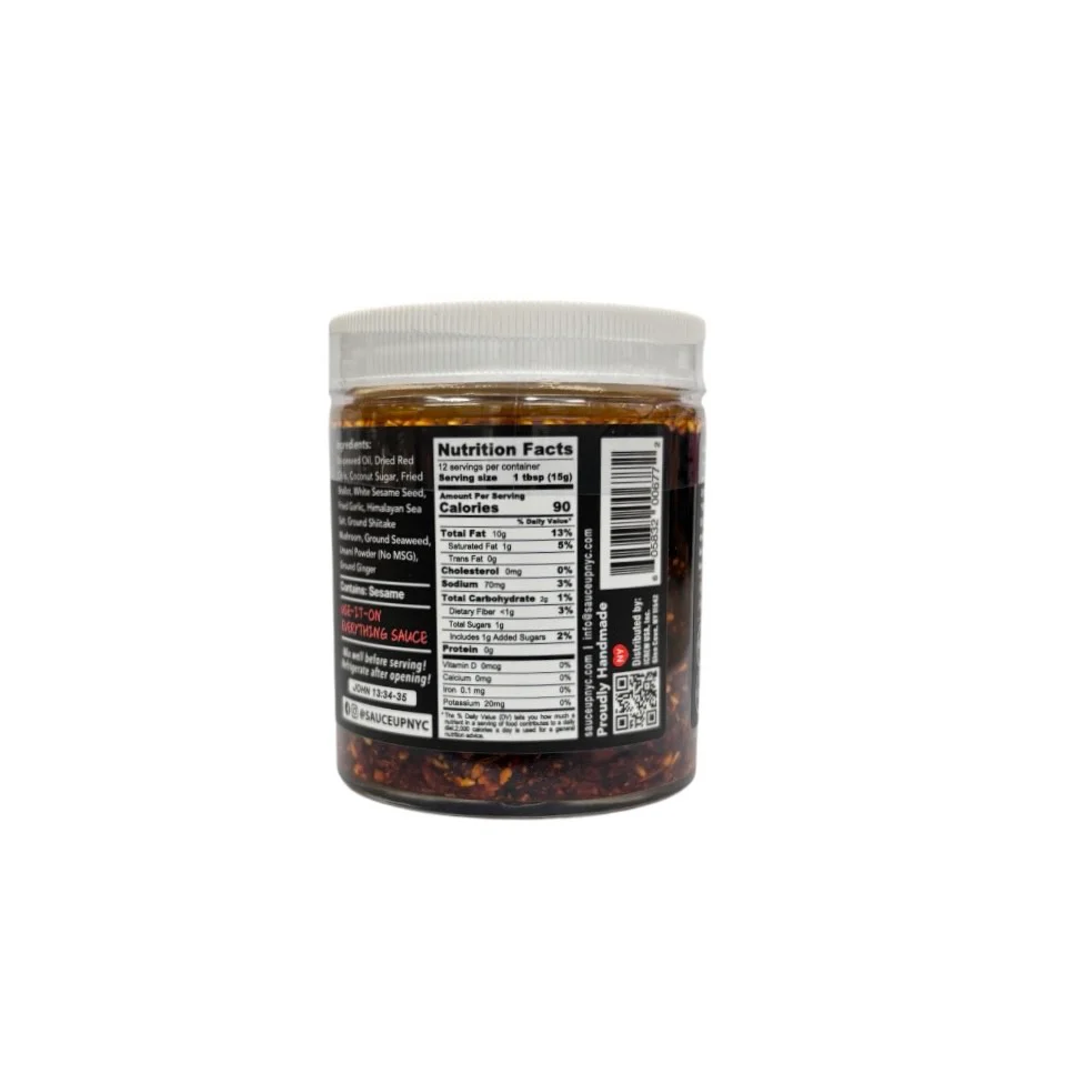 S.U.N Chili Crisp Sauce Extra Spicy 6Oz - Image 2