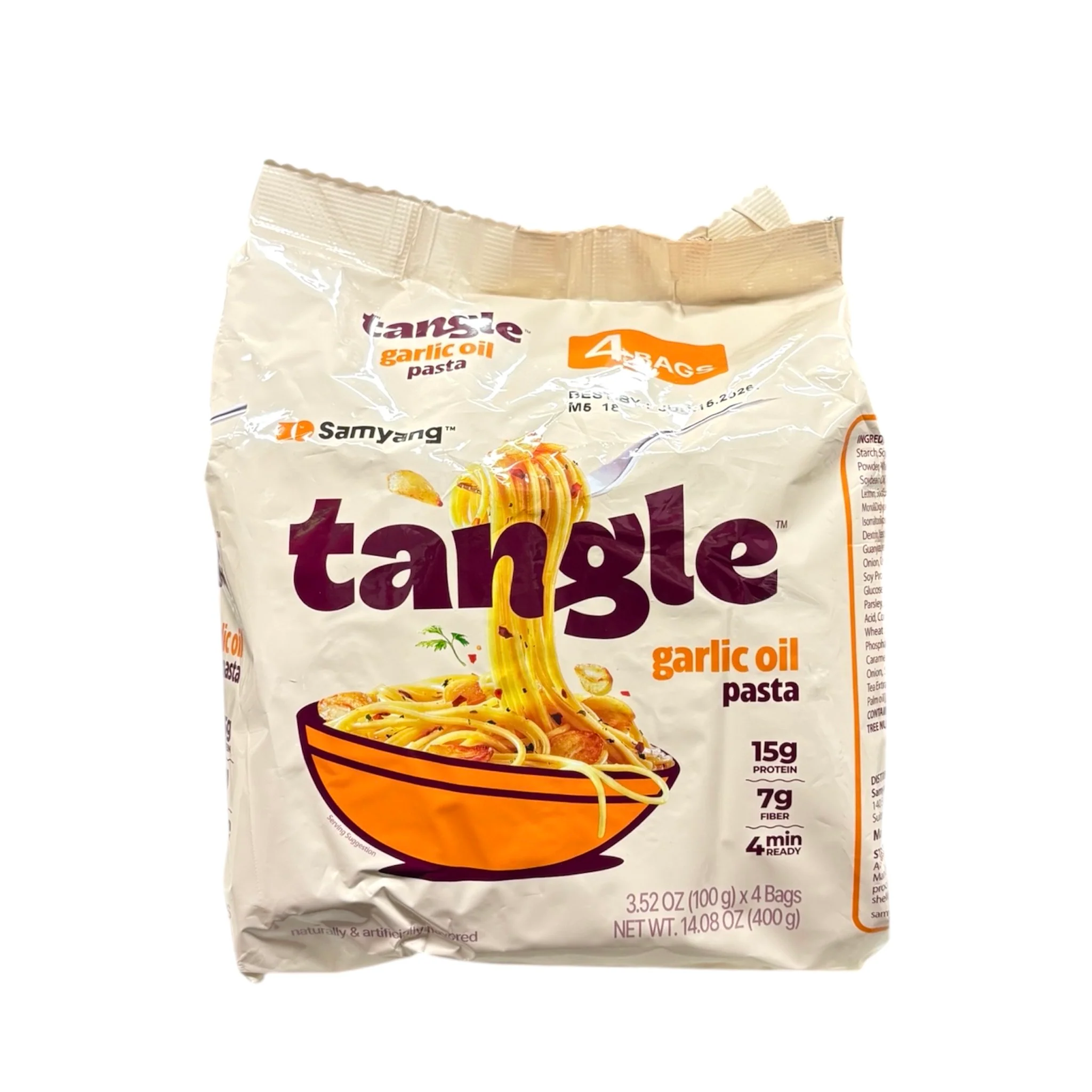 Samyang Tangle Garlic Oil Pasta 14.8Oz