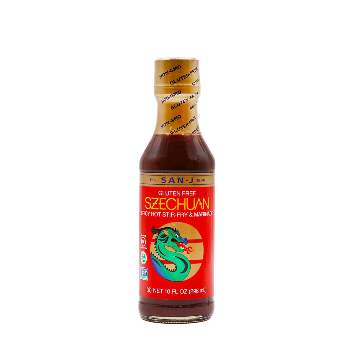San-J Gluten Free Szechuan Spicy Hot Stir-Fry & Marinade 10fl.oz