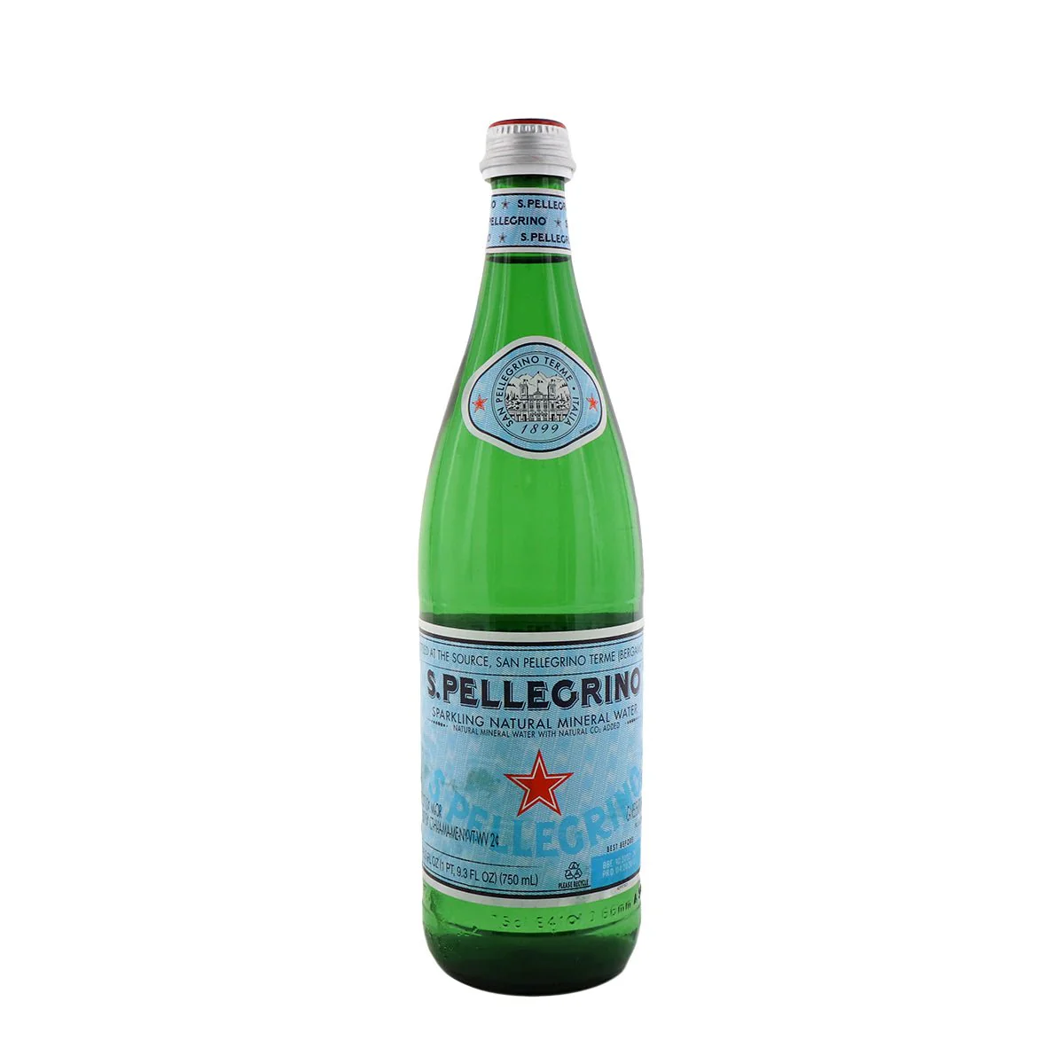 San Pellegrino Sparkling Natural Mineral Water 750ml