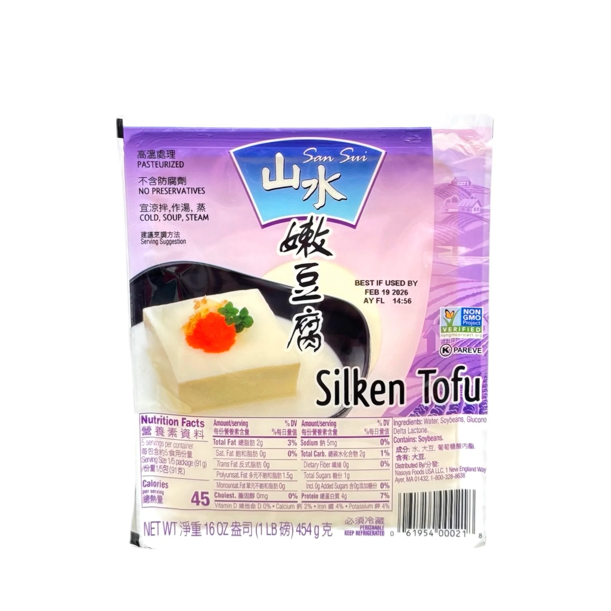 San Sui Silken Tofu 16Oz