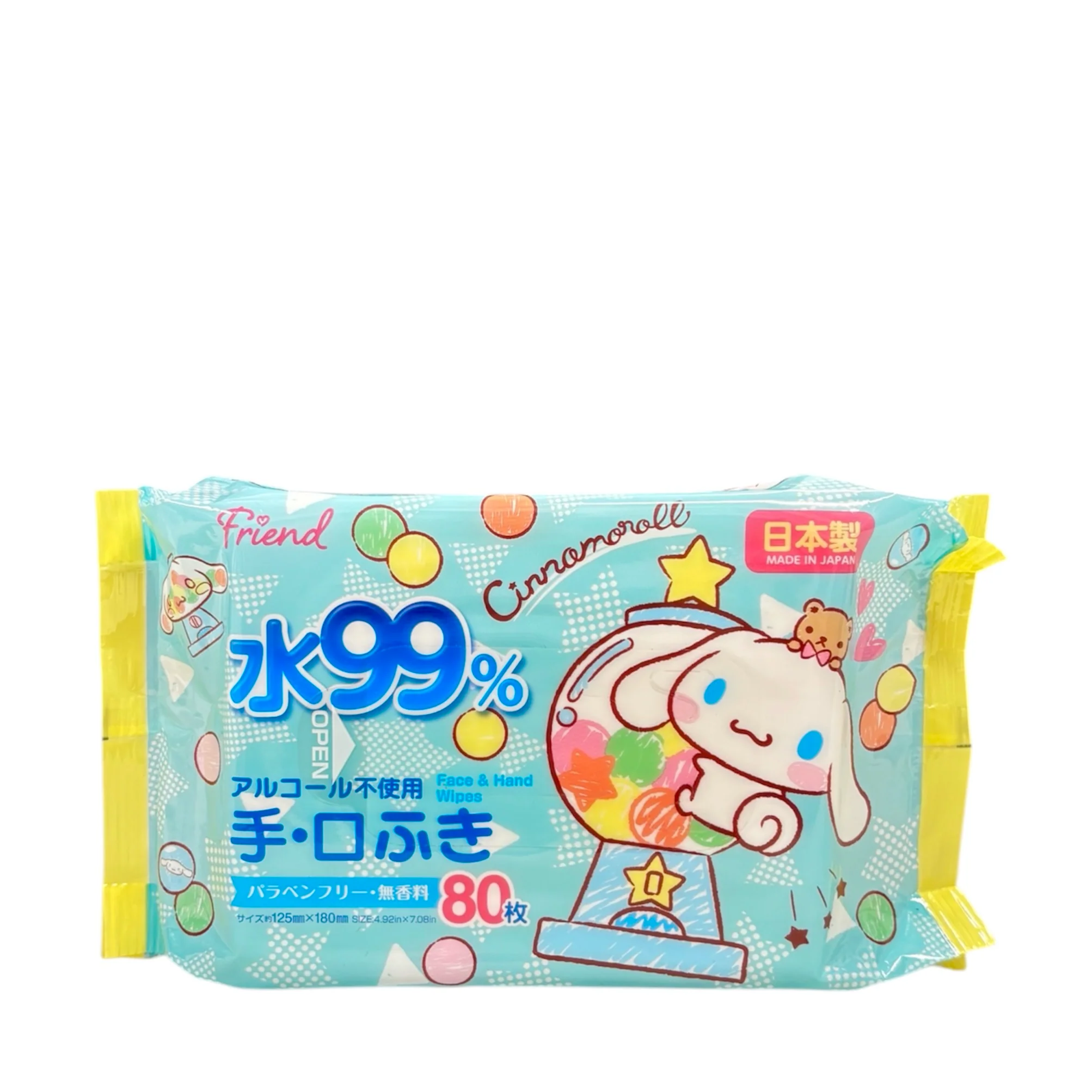 Sanrio Cinnamoroll Wet Wipes 80P