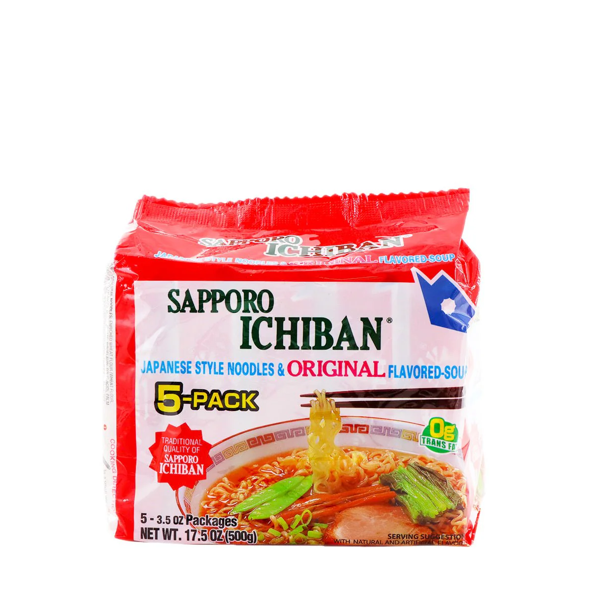 Sapporo Ichiban Original 5Pk, 17.5oz