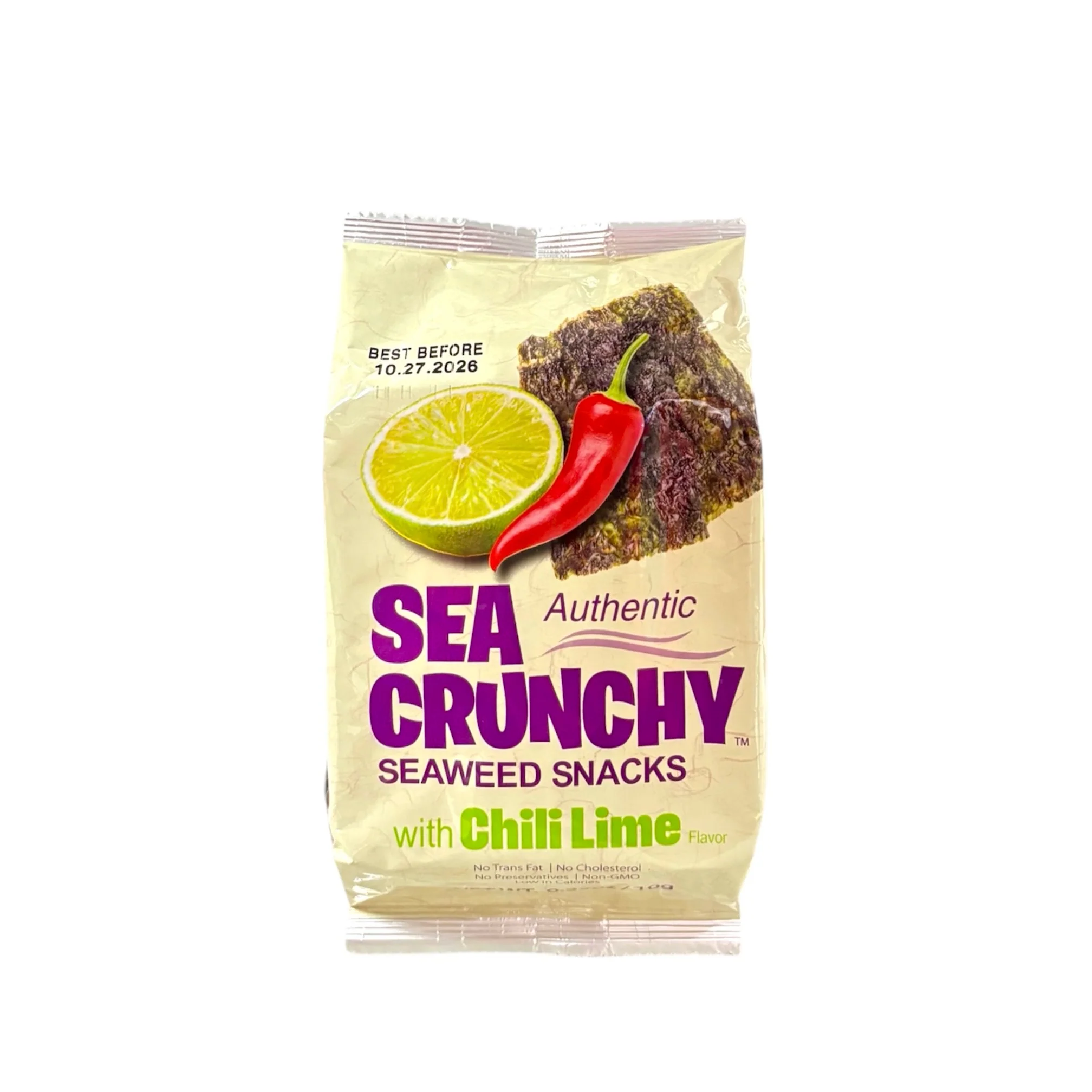 Seacrunchy Seaweed S Chile Lime 0.35Oz
