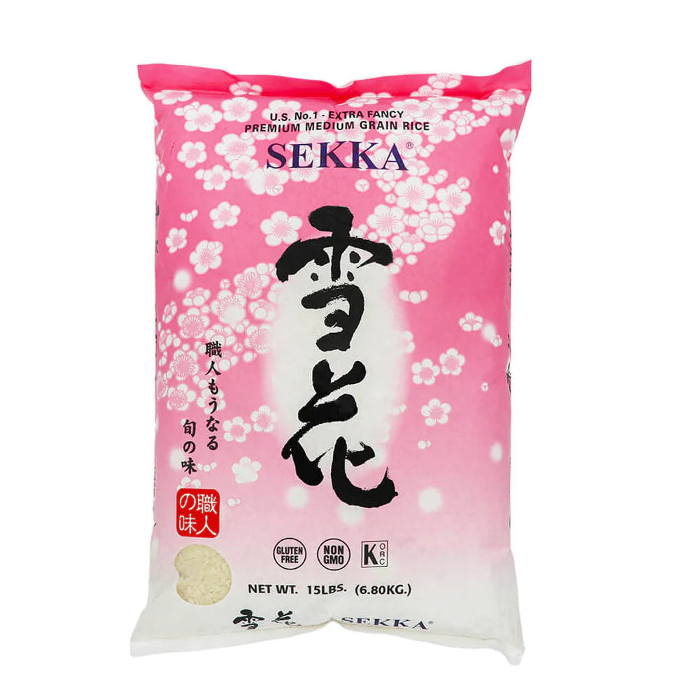 Sekka Premium Medium Grain Rice 15lb
