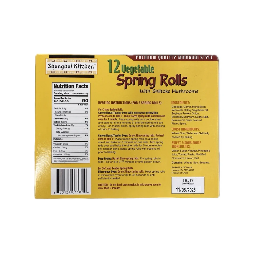 Shanghai Vegetable Spring Rolls 9.7Oz - Image 2