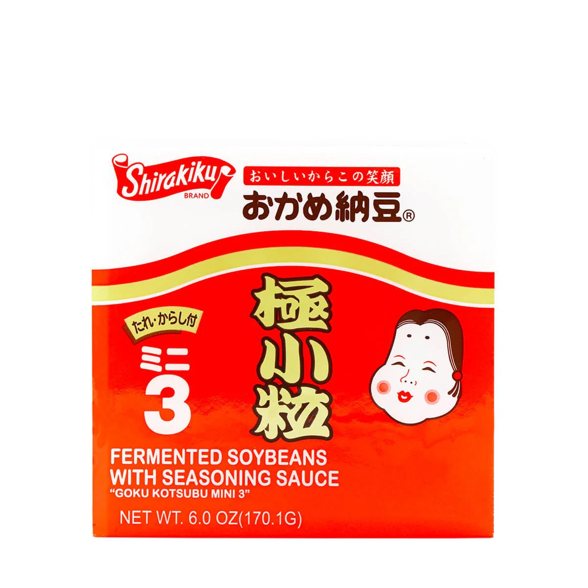 Shirakiku Fermented Soybean with Seasoning Sauce "Goku Kotsubu Mini 3" 6.0oz
