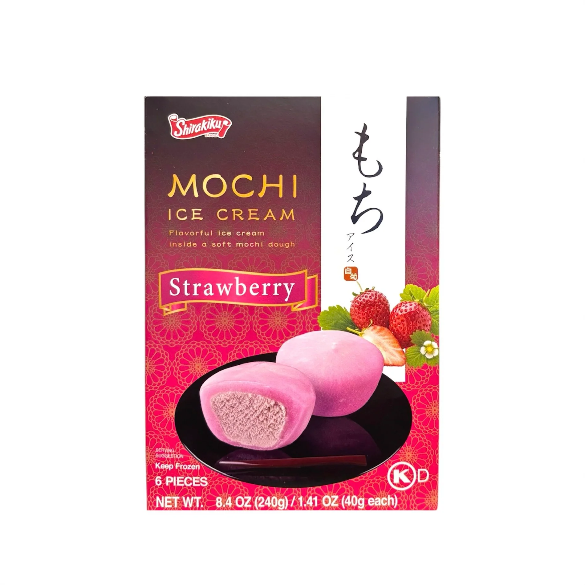 Sk Mochi Ice Cream Strawberry 8.4Oz