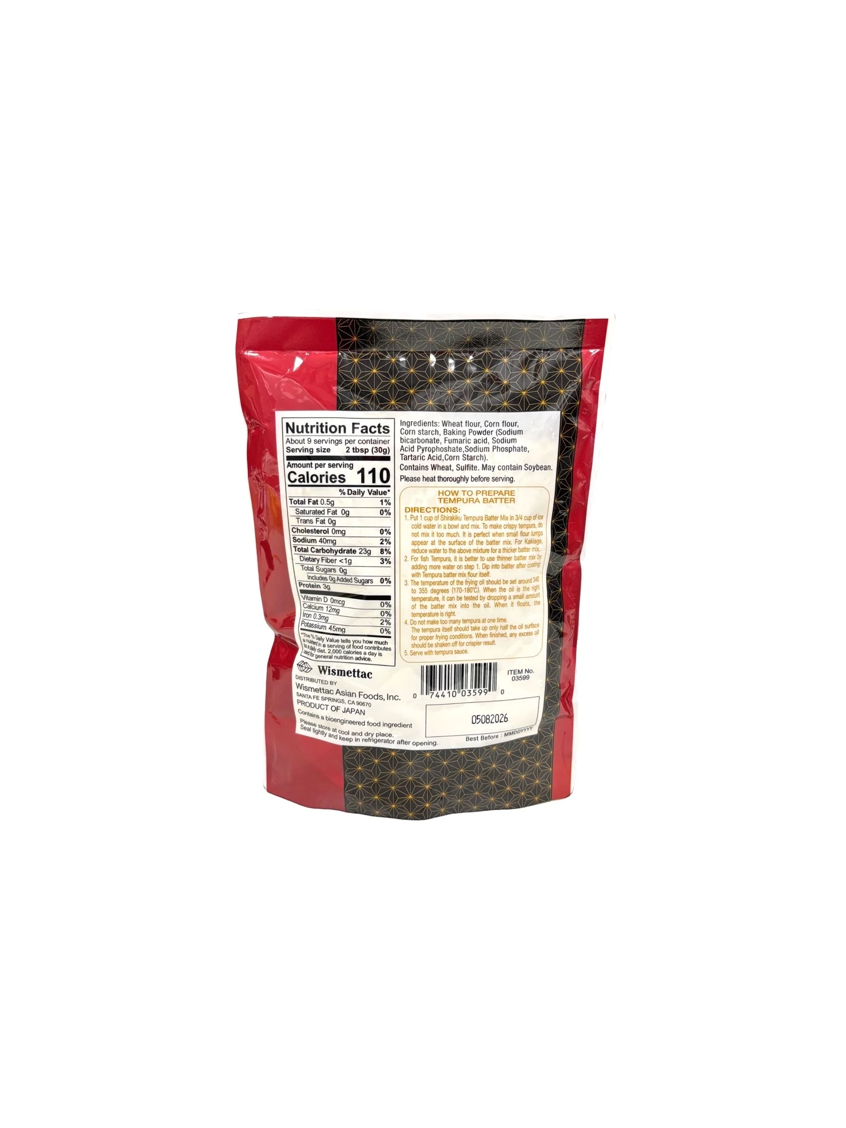Sk Tempura Batter Mix Crispy 10Oz - Image 2