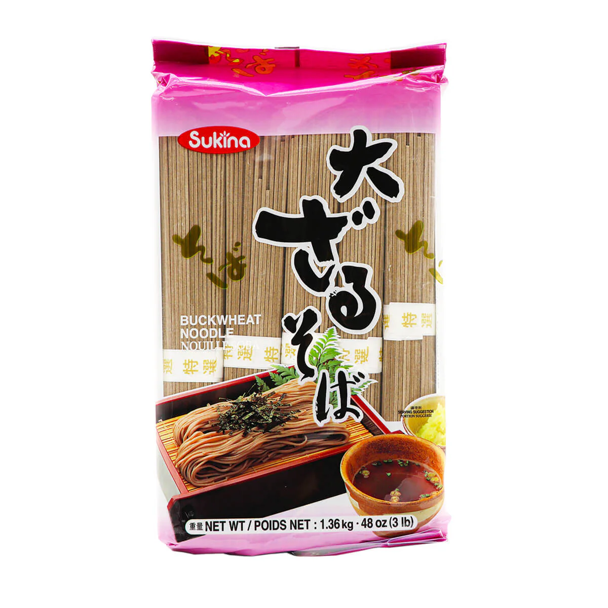 Sukina Buckwheat Noodle 48oz
