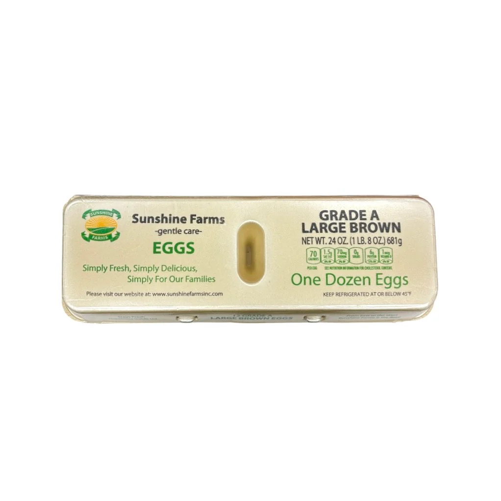 Sunshine Farms Large Brown 12 Eggs