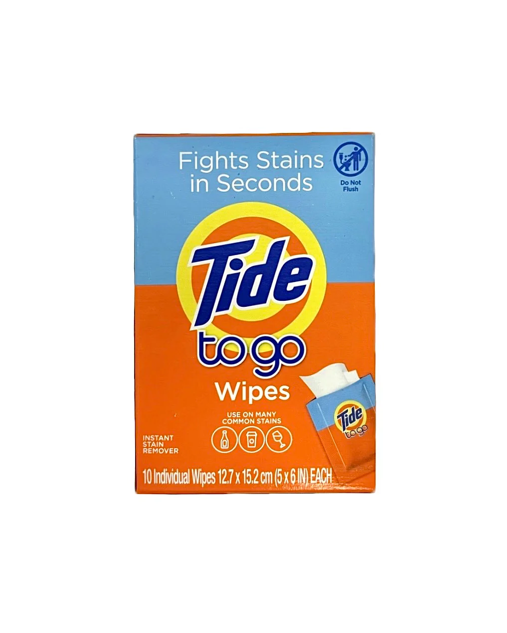 Tide To Go Wipes Stain Remover 10P