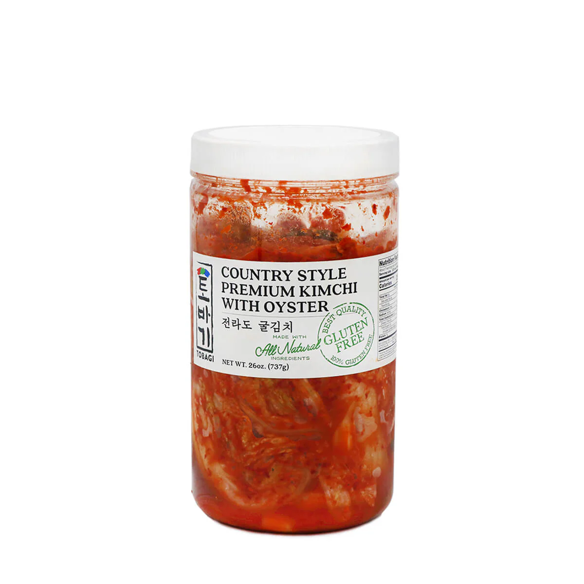Tobagi Country Style Premium Kimchi with Oyster 26oz