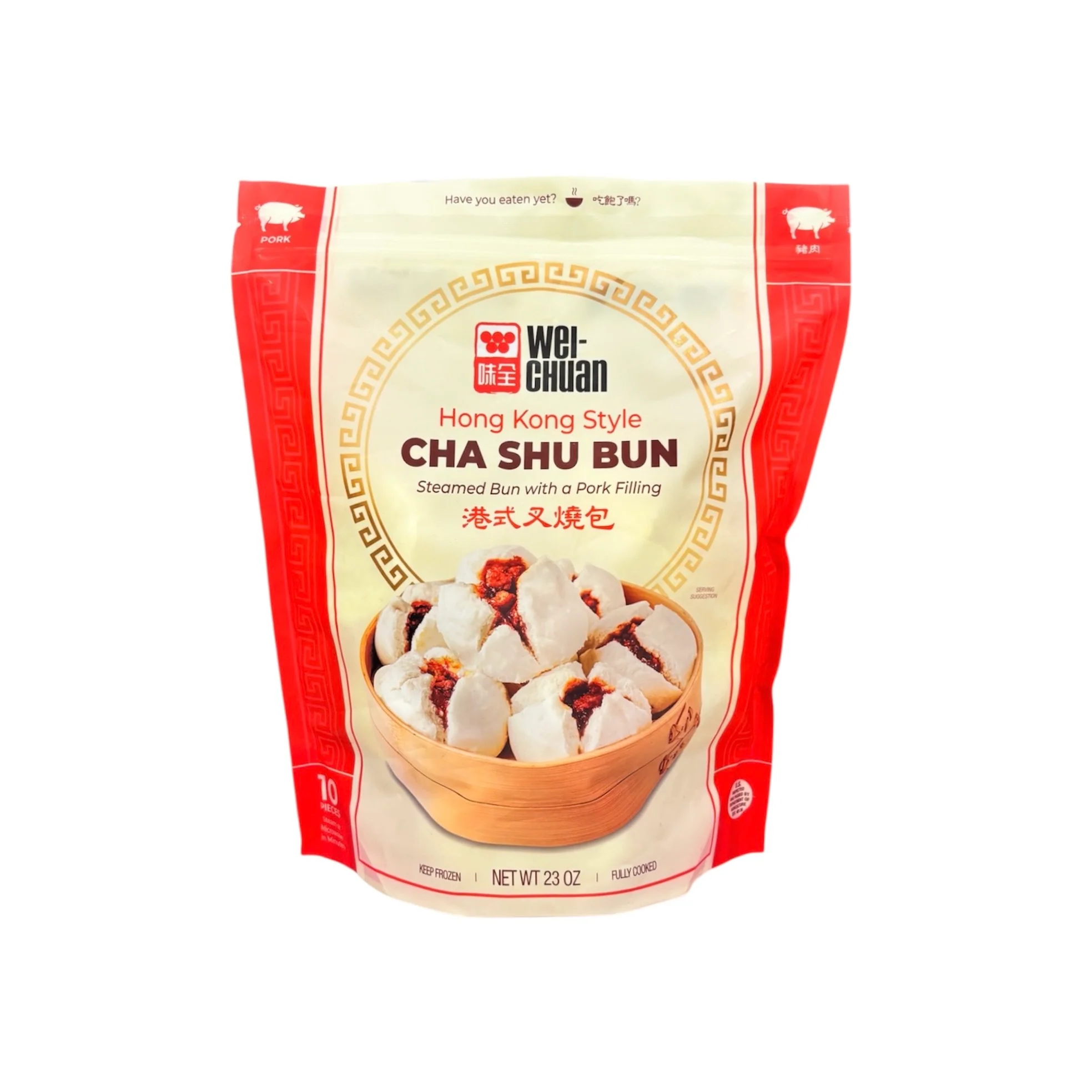W.Chuan Hongkong Style Cha Shu Bun 23Oz