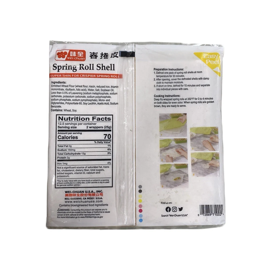 W.Chuan Spring Roll Shells 11Oz - Image 2