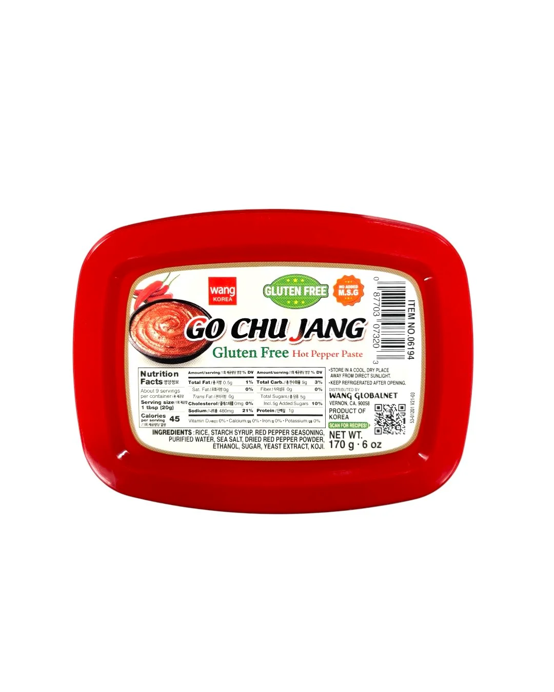 Wang Gochujang Gluten-Free 6Oz - Image 2