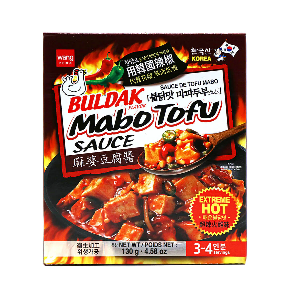 Wang Korea Mabo Tofu Sauce Buldak Flavor 4.58oz