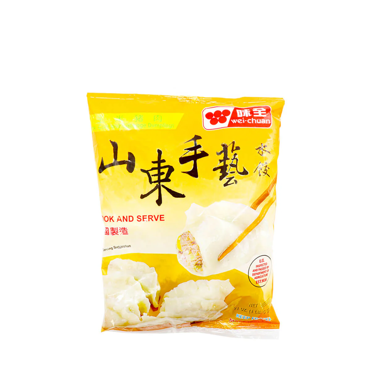 Wei-Chuan Pork, Corn & Cabbage Dumpling 21oz