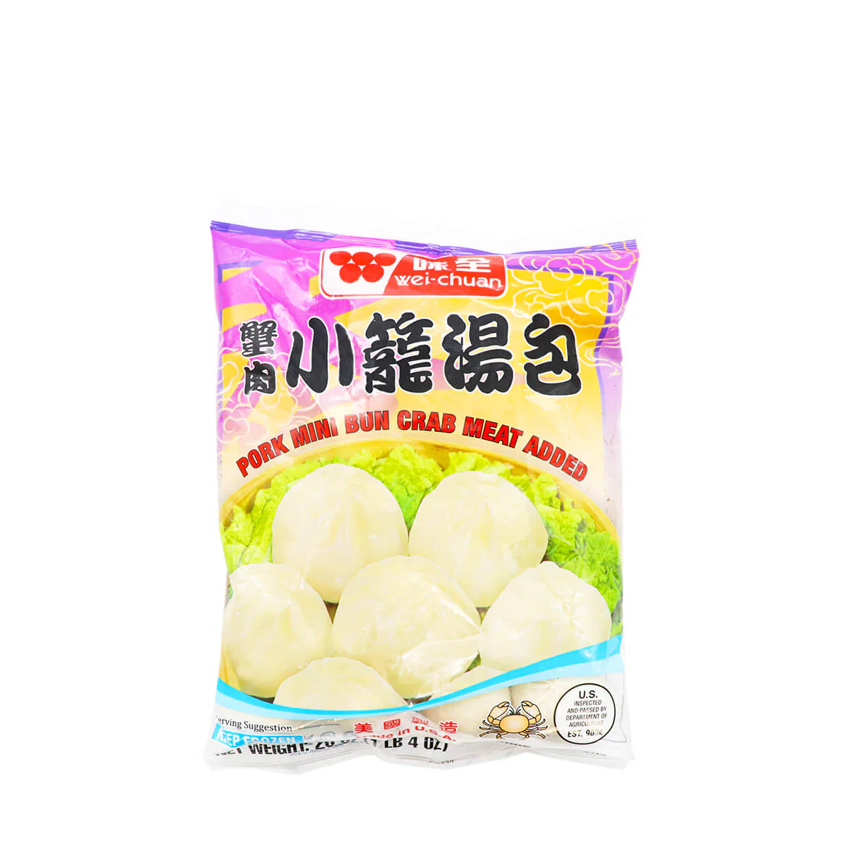 Wei-Chuan Pork Mini Buns Crab Meat Added 20oz