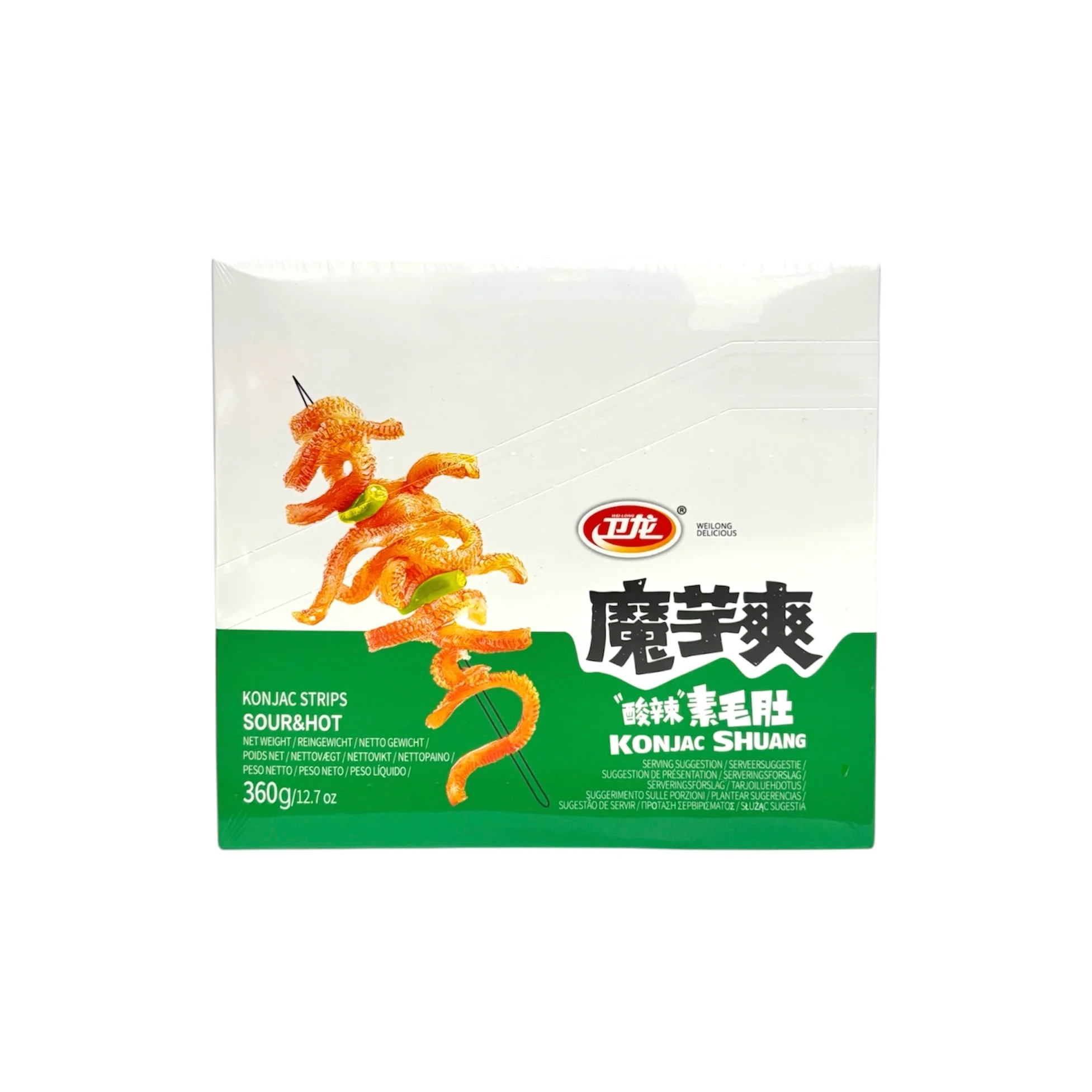 Wei Long Konjac Shuang Sour & Hot 360g