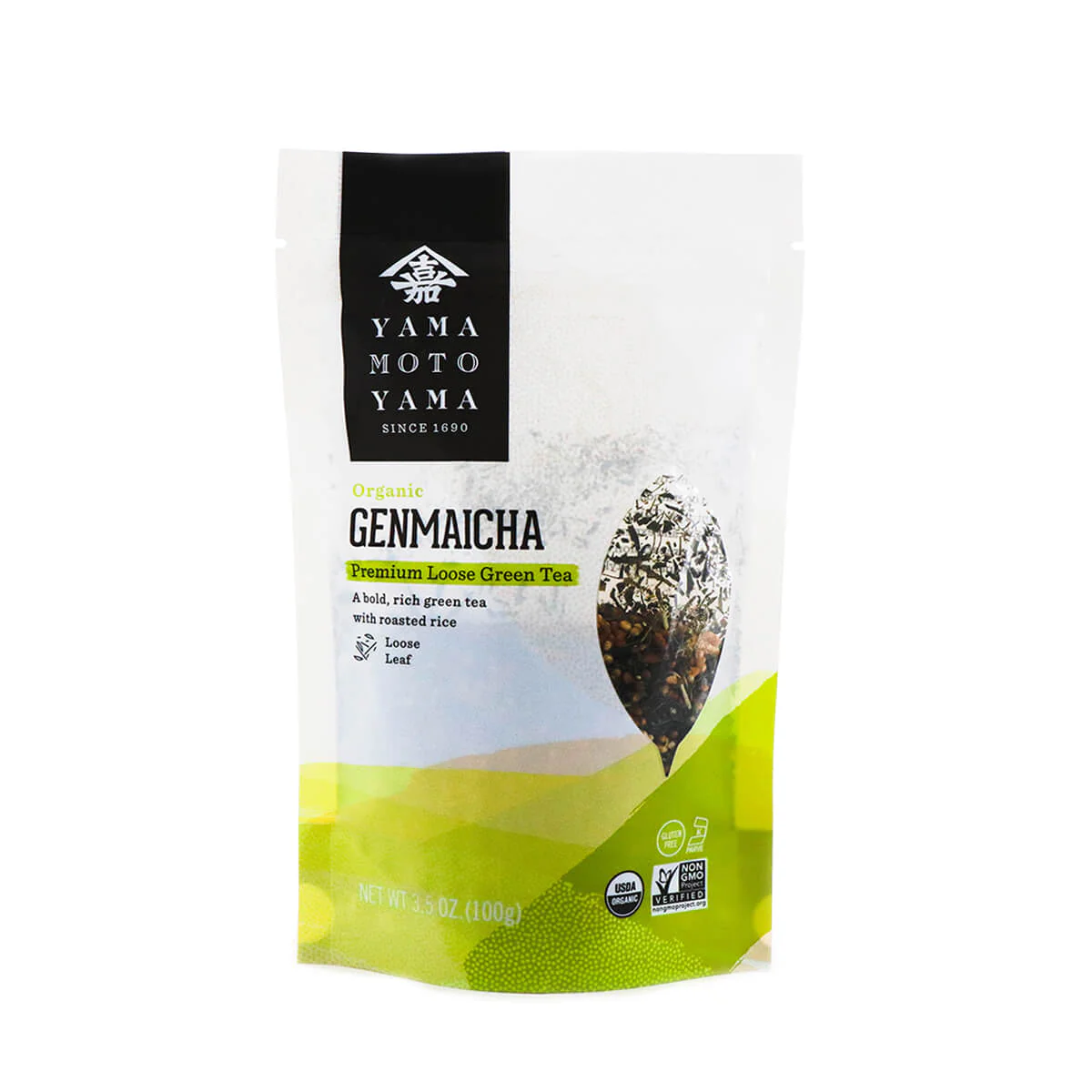 Yamamotoyama Genmai Cha Green Tea With Roasted Rice 3.5oz