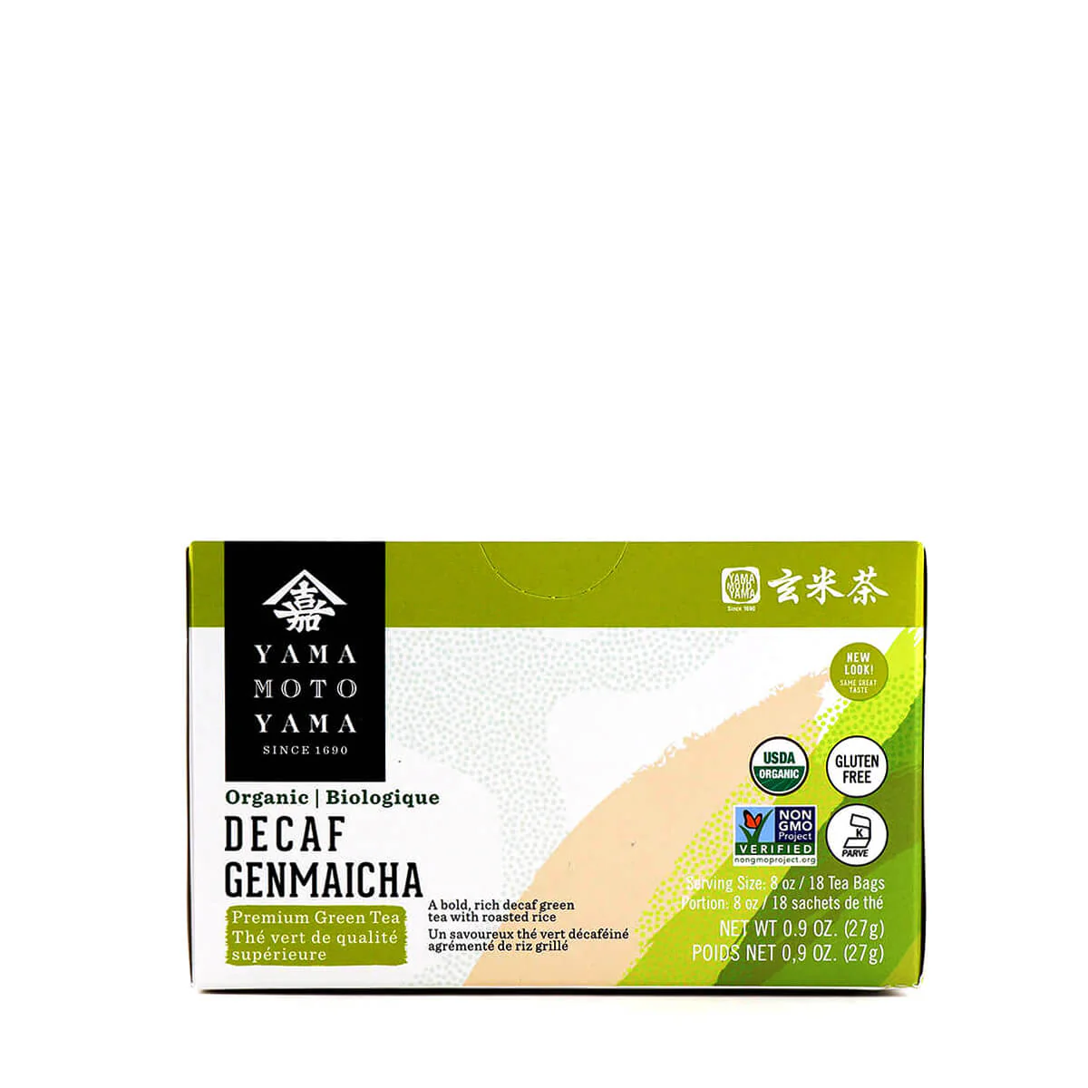 Yamamotoyama Organic Decaf Genmaicha 27g